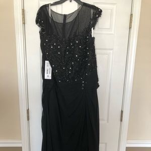 Long black size 24 evening gown